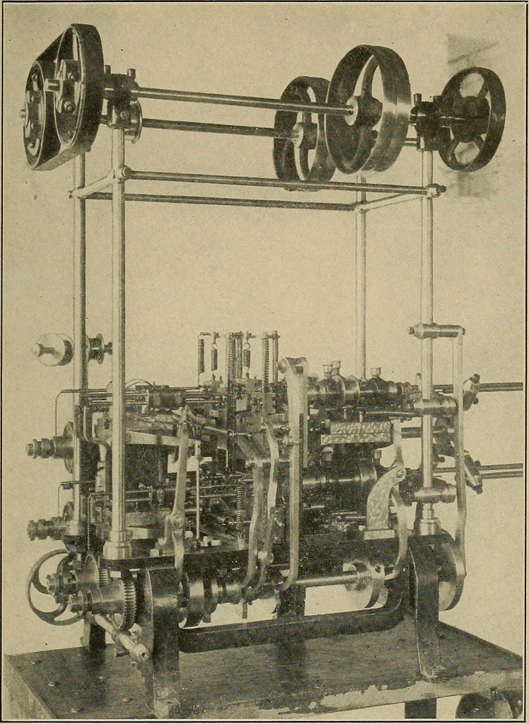 An illustration from Bangerter's inventions; his marvelous time clock, 1911, leaf 84