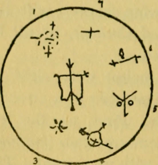 An illustration from The ban of the Bori; demons and demon-dancing in West and North Africa, 1914, leaf 321