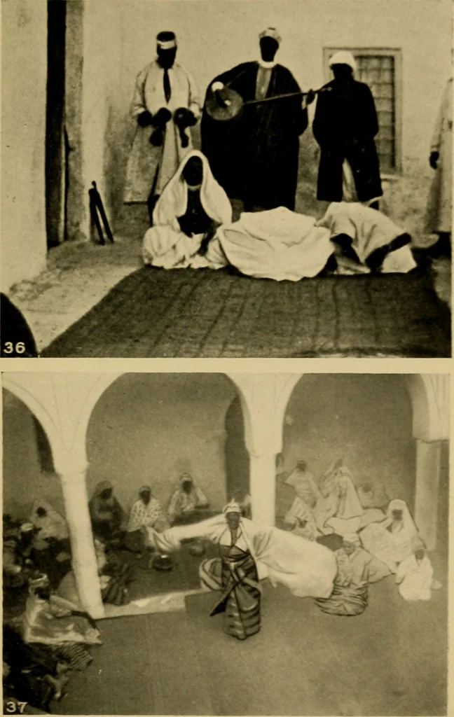 An illustration from The ban of the Bori; demons and demon-dancing in West and North Africa, 1914, leaf 344