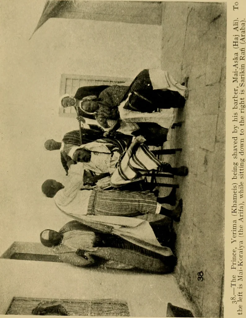 An illustration from The ban of the Bori; demons and demon-dancing in West and North Africa, 1914, leaf 352