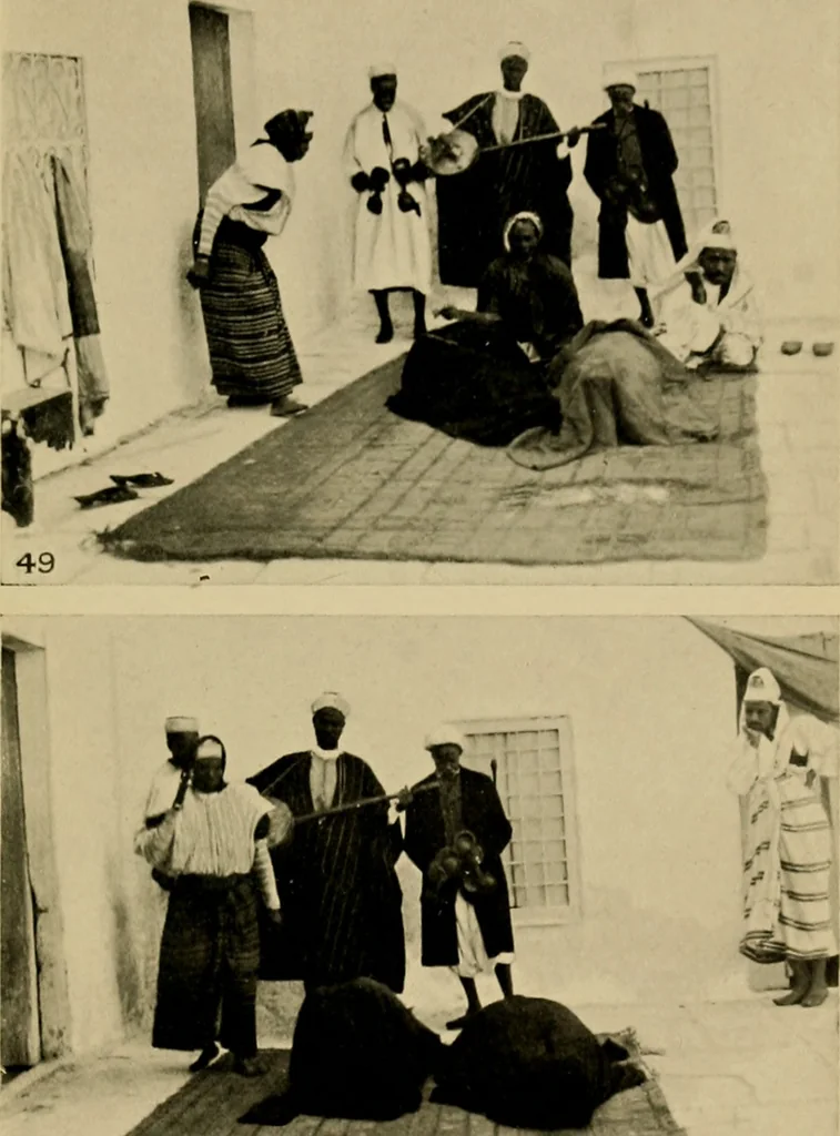 An illustration from The ban of the Bori; demons and demon-dancing in West and North Africa, 1914, leaf 400