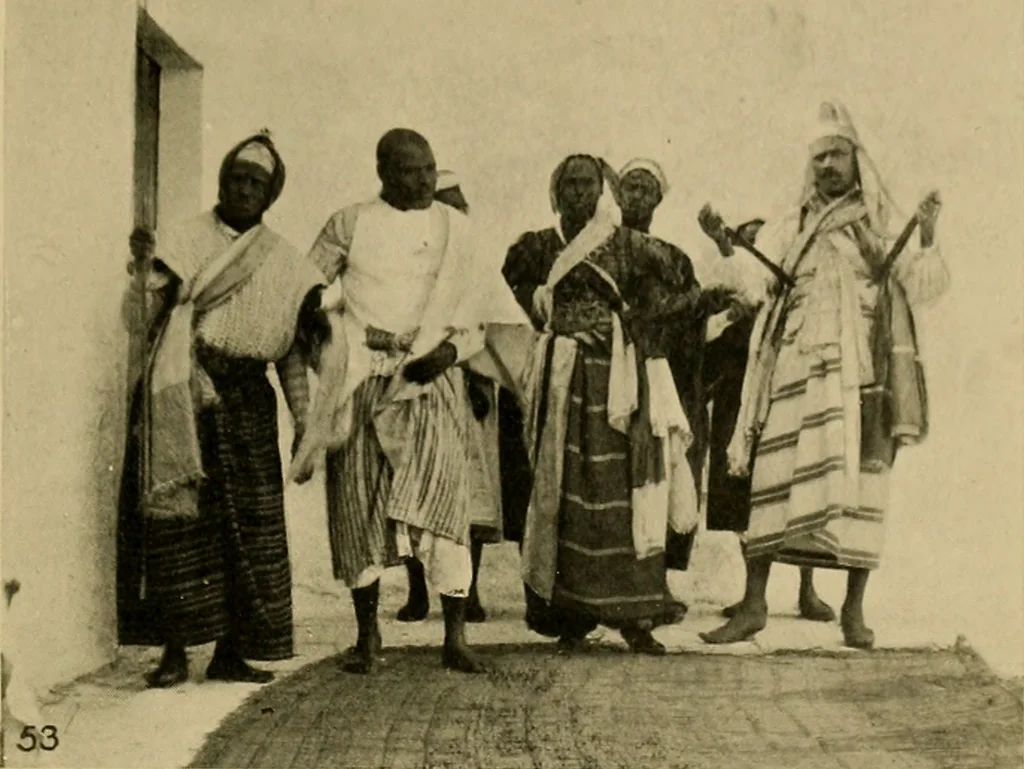 An illustration from The ban of the Bori; demons and demon-dancing in West and North Africa, 1914, leaf 420