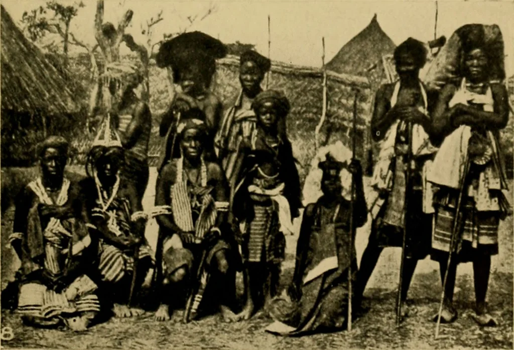 An illustration from The ban of the Bori; demons and demon-dancing in West and North Africa, 1914, leaf 78