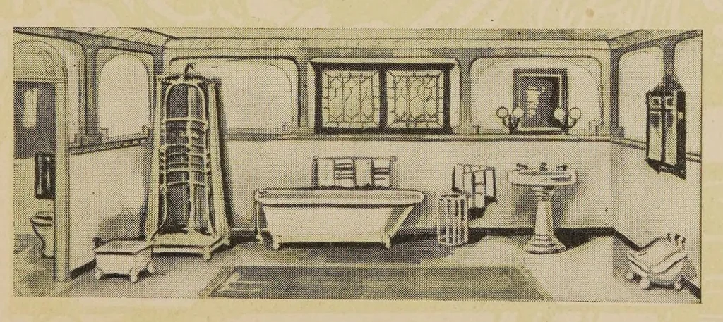 An illustration from Banzai enamel : for finest interior and exterior decorating, 1900, leaf 5