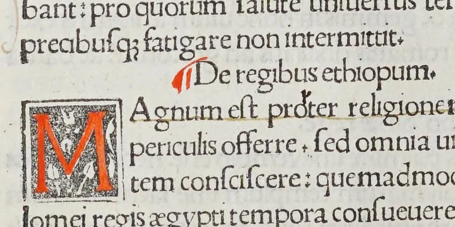 An illustration from Baptistae Fulgosi De dictis factisq[ue] memorabilibus collectaneae:, 1509, leaf 20