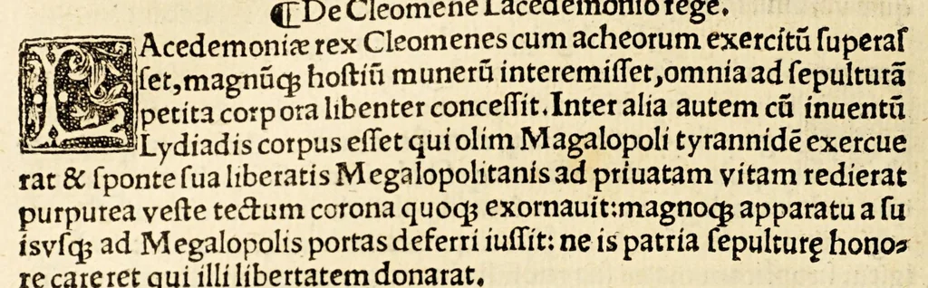 An illustration from Baptiste Fulgosi de dictis factisq[ue] memorabilibus collectanea, 1518, leaf 282
