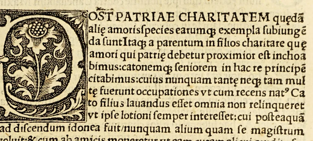 An illustration from Baptiste Fulgosi de dictis factisq[ue] memorabilibus collectanea, 1518, leaf 323
