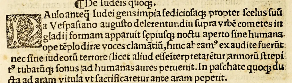An illustration from Baptiste Fulgosi de dictis factisq[ue] memorabilibus collectanea, 1518, leaf 52
