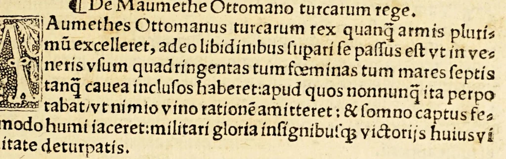 An illustration from Baptiste Fulgosi de dictis factisq[ue] memorabilibus collectanea, 1518, leaf 573