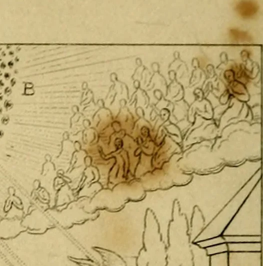 An illustration from The baptistery, or, The way of eternal life, 1846, leaf 473