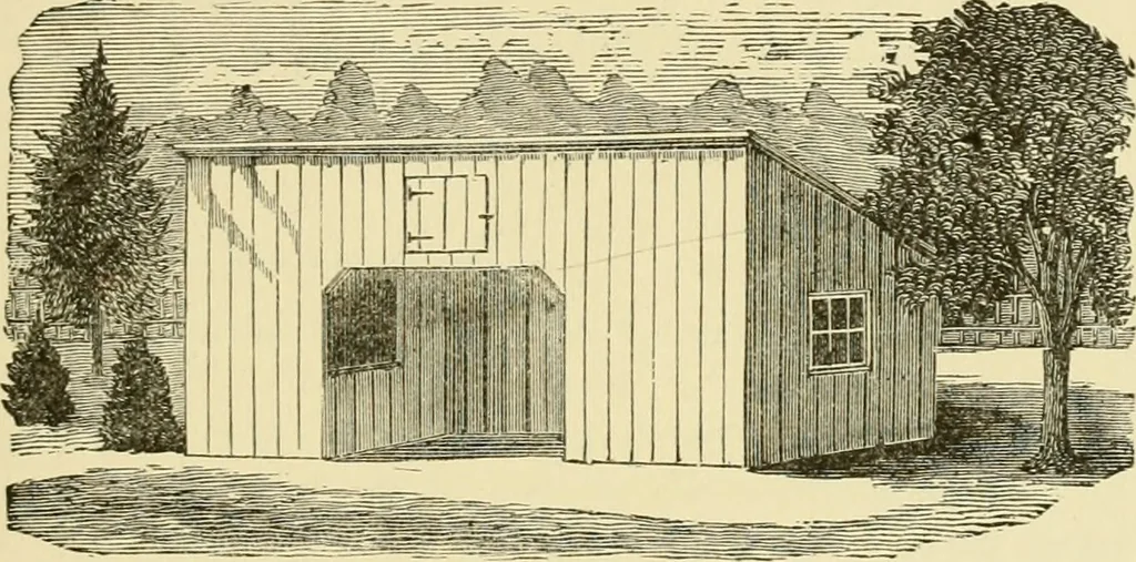 An illustration from Barn plans and outbuildings, 1914, leaf 102