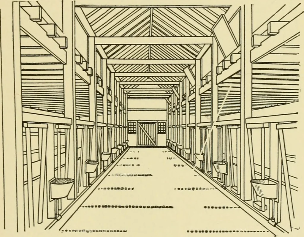 An illustration from Barn plans and outbuildings, 1914, leaf 126
