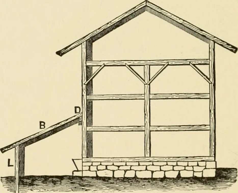 An illustration from Barn plans and outbuildings, 1914, leaf 147