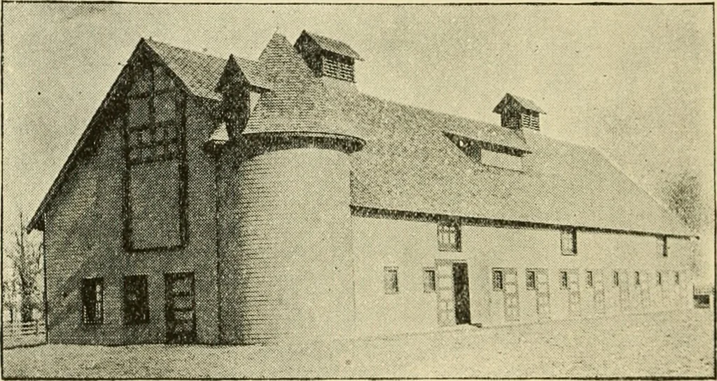 An illustration from Barn plans and outbuildings, 1914, leaf 153