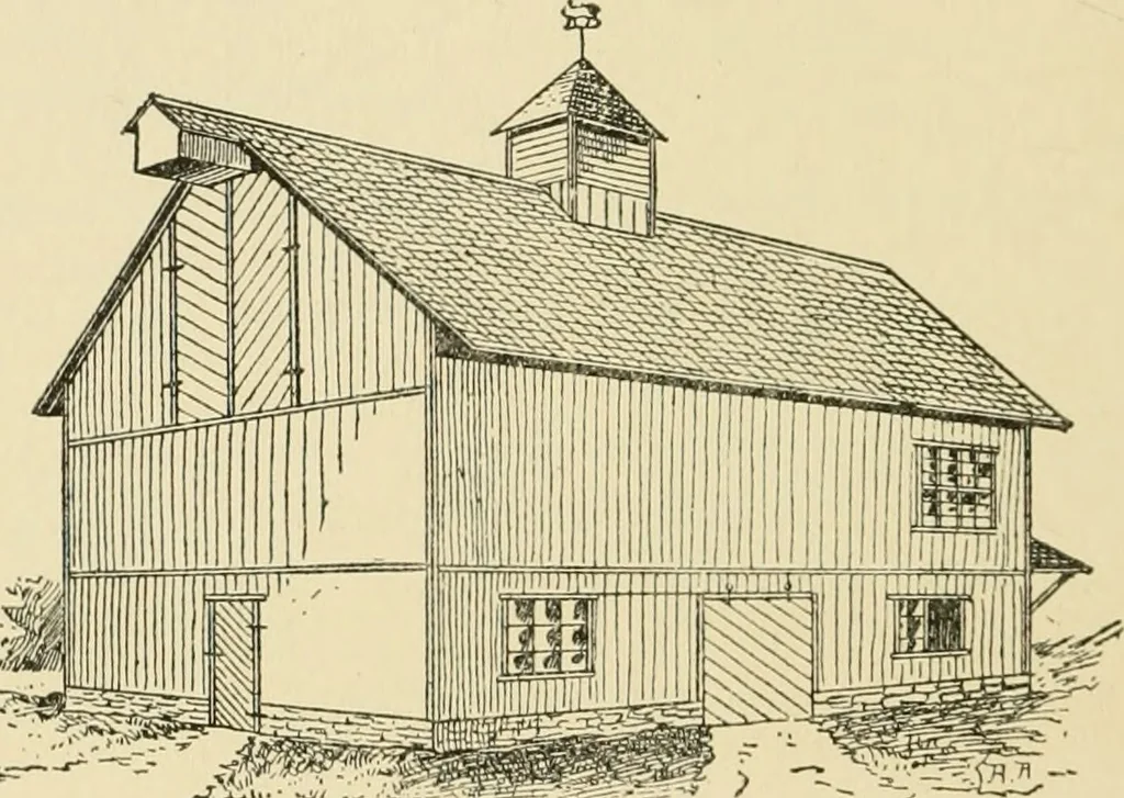 An illustration from Barn plans and outbuildings, 1914, leaf 157