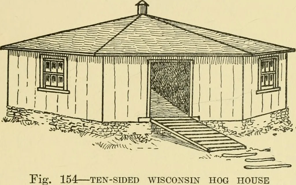 An illustration from Barn plans and outbuildings, 1914, leaf 180