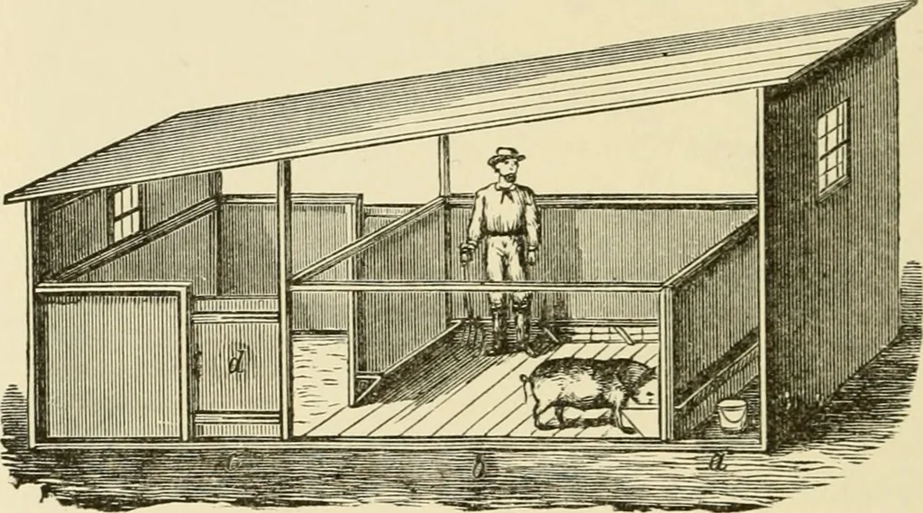 An illustration from Barn plans and outbuildings, 1914, leaf 193