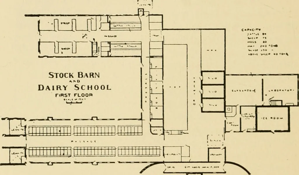 An illustration from Barn plans and outbuildings, 1914, leaf 25