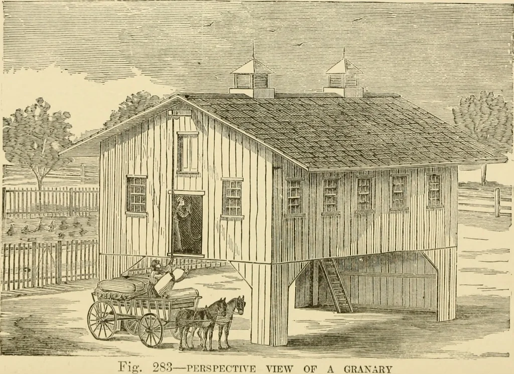 An illustration from Barn plans and outbuildings, 1914, leaf 307