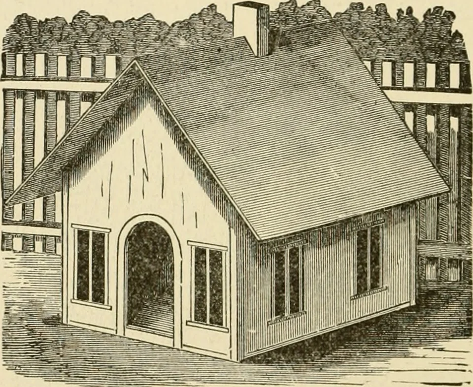 An illustration from Barn plans and outbuildings, 1914, leaf 331