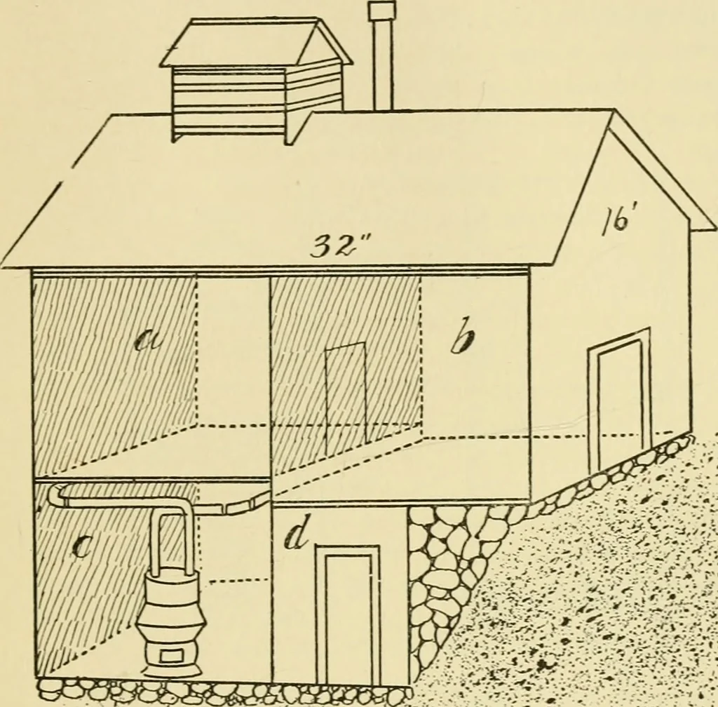 An illustration from Barn plans and outbuildings, 1914, leaf 386