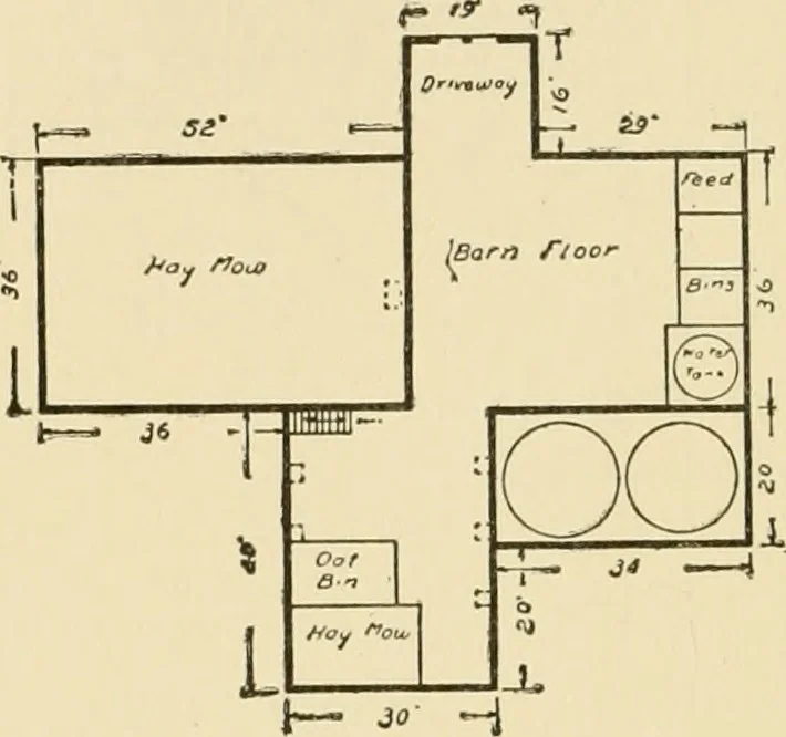 An illustration from Barn plans and outbuildings, 1914, leaf 39