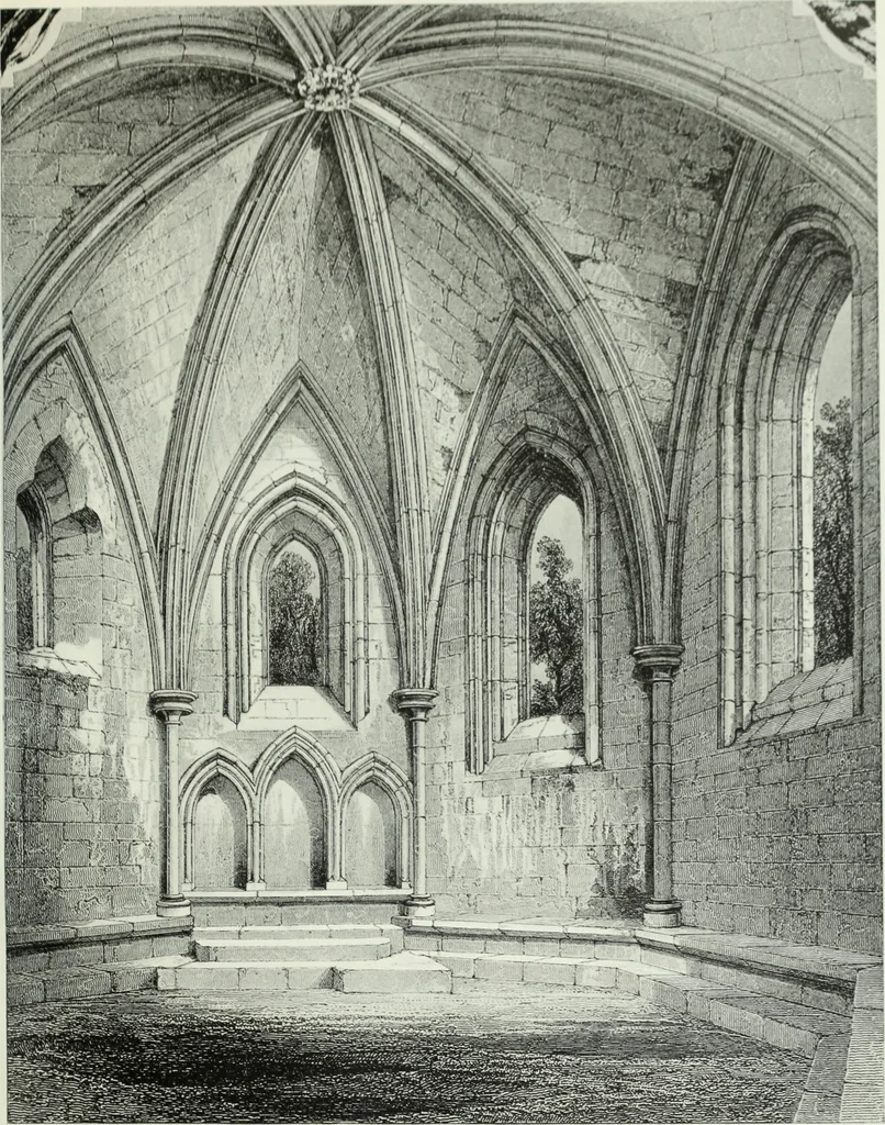 An illustration from The baronial and ecclesiastical antiquities of Scotland, 1909, leaf 104