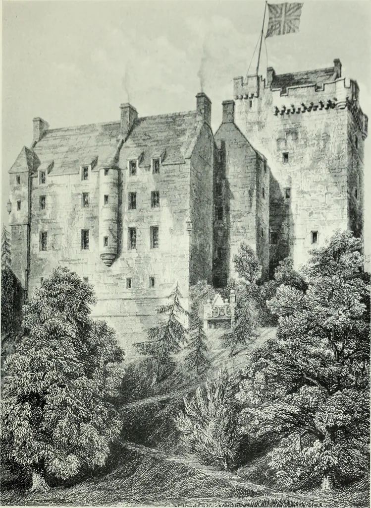 An illustration from The baronial and ecclesiastical antiquities of Scotland, 1909, leaf 166