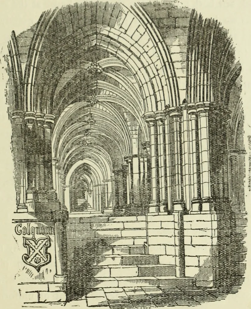 An illustration from The baronial and ecclesiastical antiquities of Scotland, 1909, leaf 34