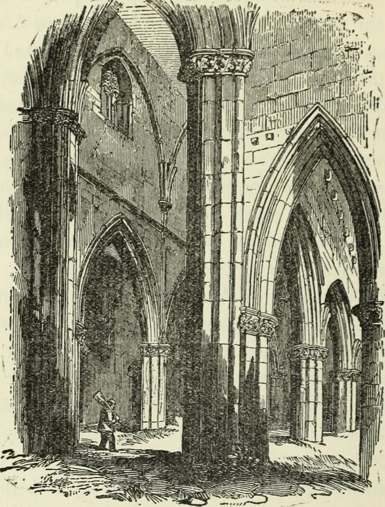 An illustration from The baronial and ecclesiastical antiquities of Scotland, 1909, leaf 47