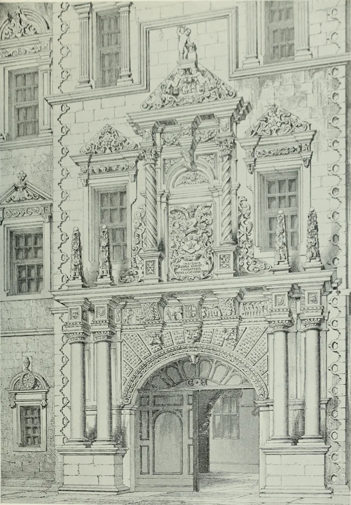 An illustration from The baronial and ecclesiastical antiquities of Scotland, 1909, leaf 58