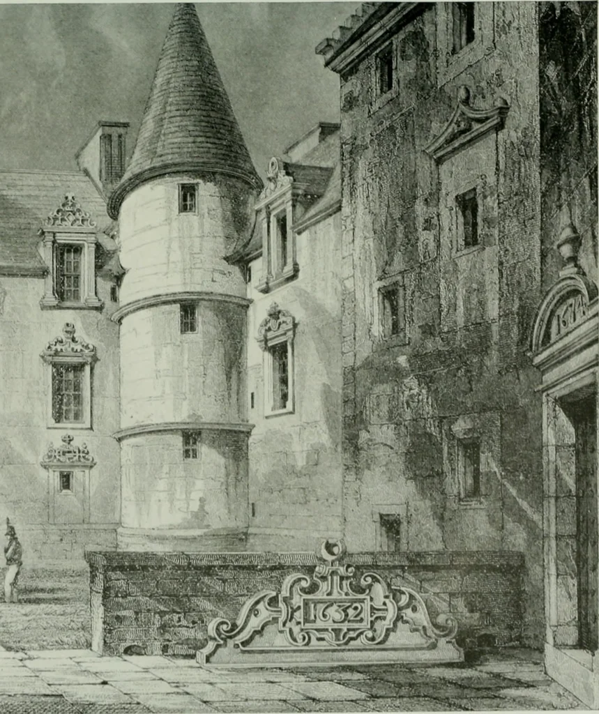 An illustration from The baronial and ecclesiastical antiquities of Scotland, 1909, leaf 196