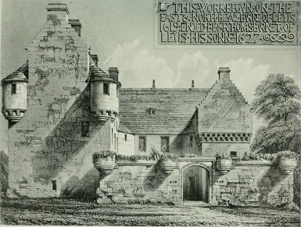 An illustration from The baronial and ecclesiastical antiquities of Scotland, 1909, leaf 76