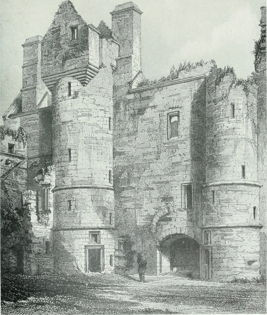 An illustration from The baronial and ecclesiastical antiquities of Scotland, 1909, leaf 102