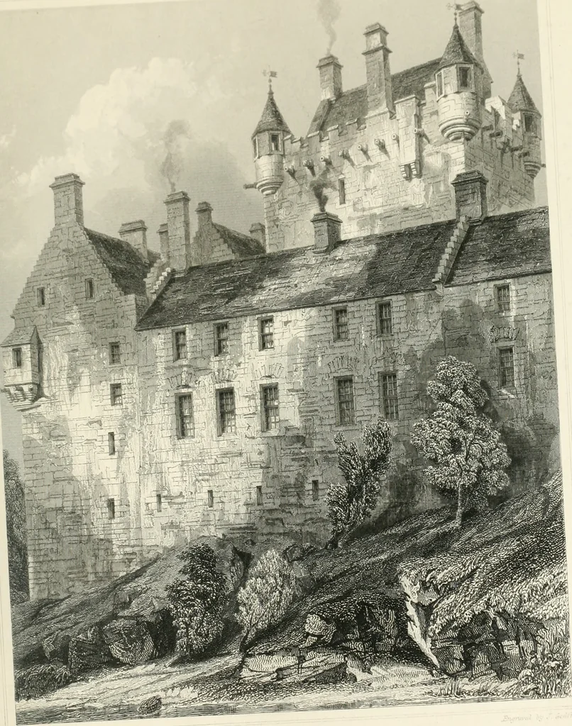An illustration from The baronial and ecclesiastical antiquities of Scotland, 1852, leaf 128