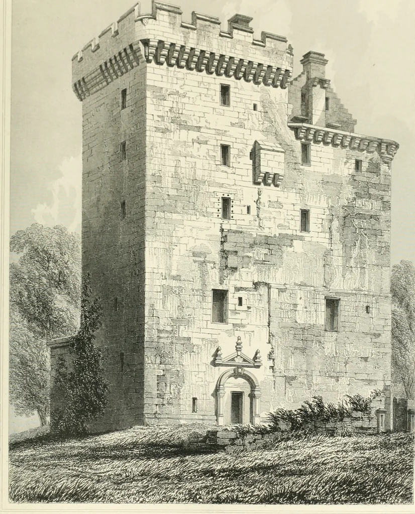 An illustration from The baronial and ecclesiastical antiquities of Scotland, 1852, leaf 132