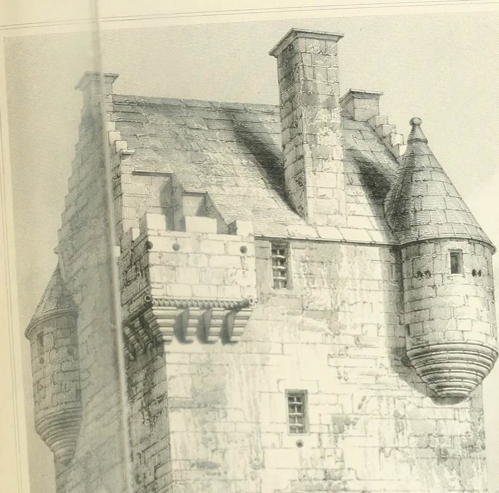 An illustration from The baronial and ecclesiastical antiquities of Scotland, 1852, leaf 145