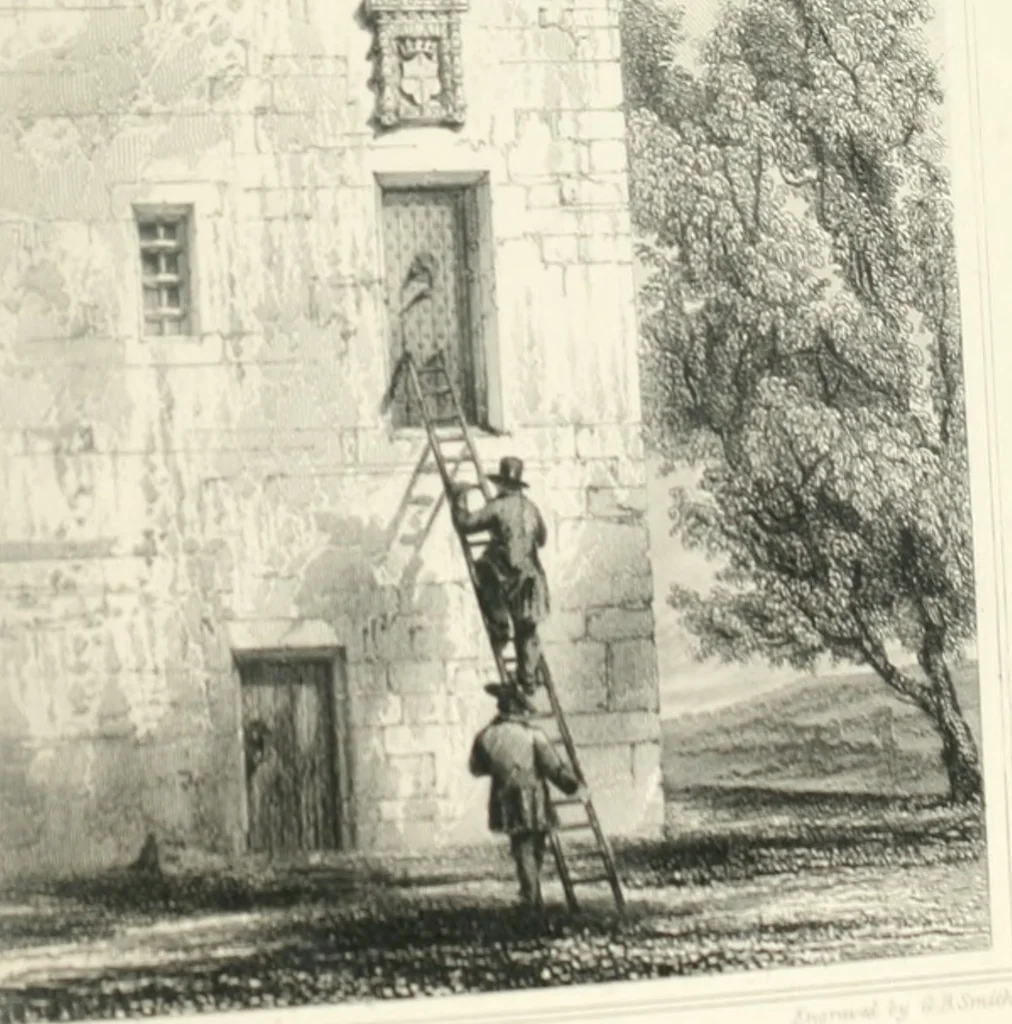 An illustration from The baronial and ecclesiastical antiquities of Scotland, 1852, leaf 145