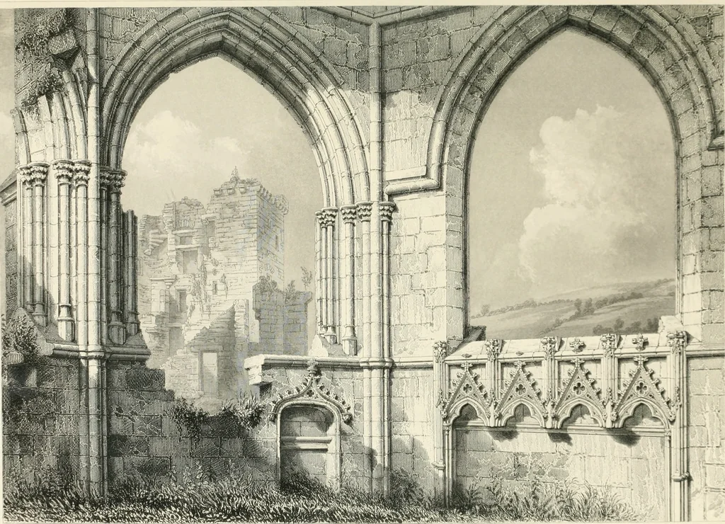 An illustration from The baronial and ecclesiastical antiquities of Scotland, 1852, leaf 196