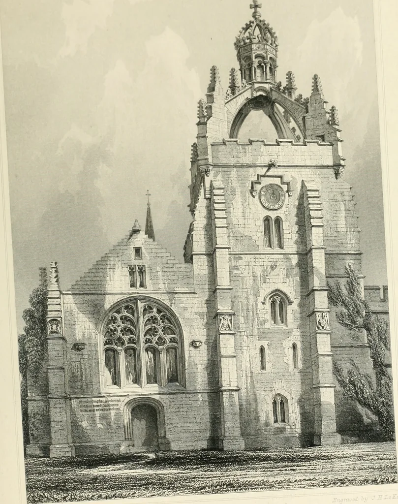An illustration from The baronial and ecclesiastical antiquities of Scotland, 1852, leaf 42