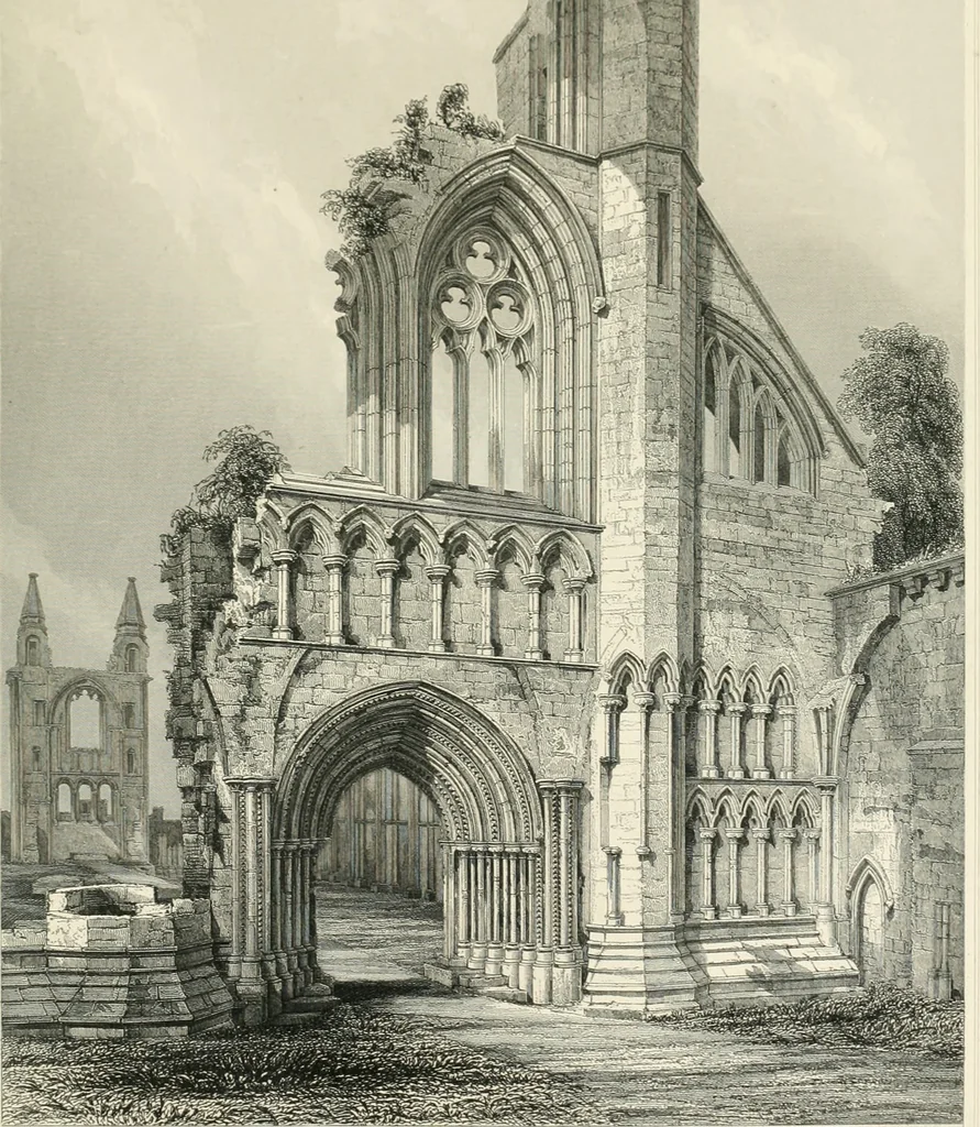 An illustration from The baronial and ecclesiastical antiquities of Scotland, 1852, leaf 68