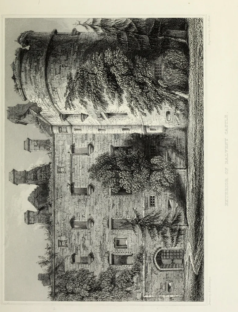 An illustration from The baronial and ecclesiastical antiquities of Scotland, 1852, leaf 120
