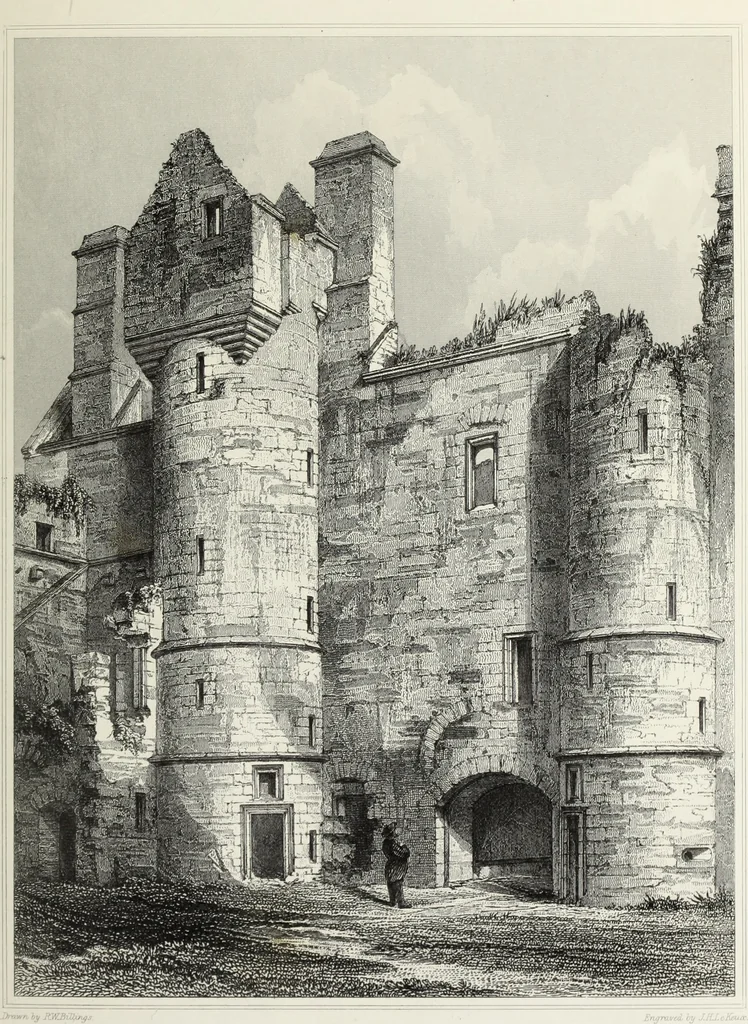 An illustration from The baronial and ecclesiastical antiquities of Scotland, 1852, leaf 124