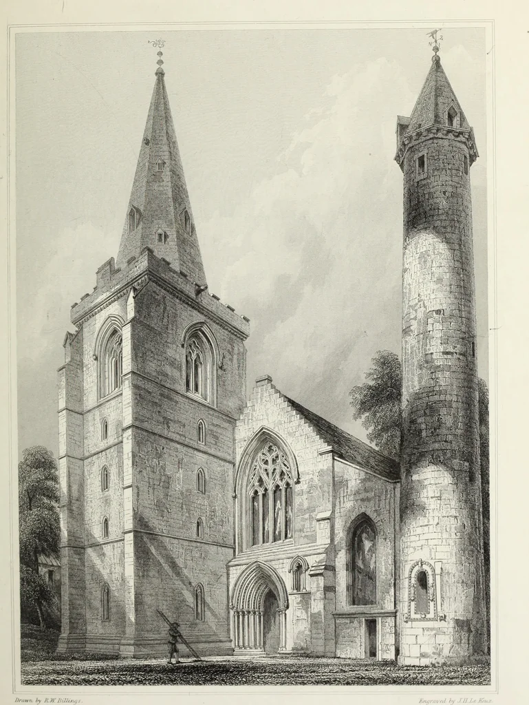 An illustration from The baronial and ecclesiastical antiquities of Scotland, 1852, leaf 142