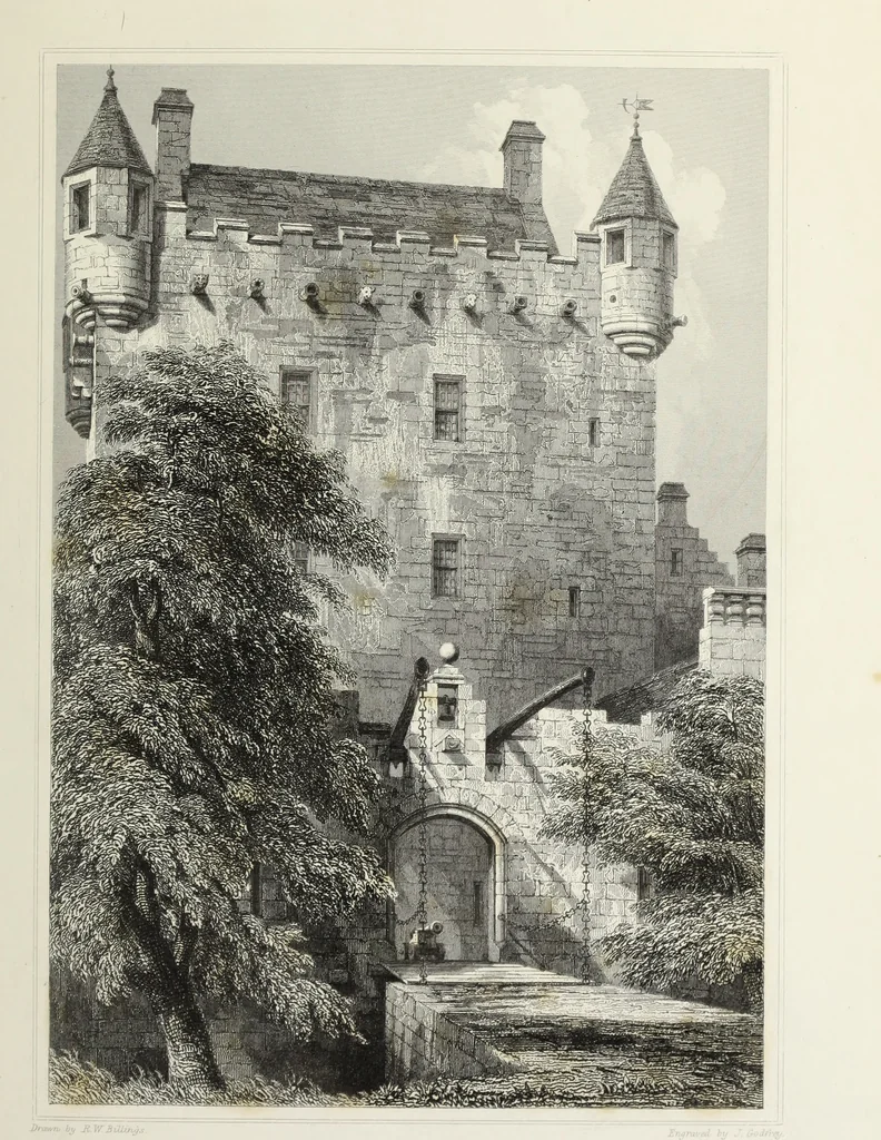 An illustration from The baronial and ecclesiastical antiquities of Scotland, 1852, leaf 190