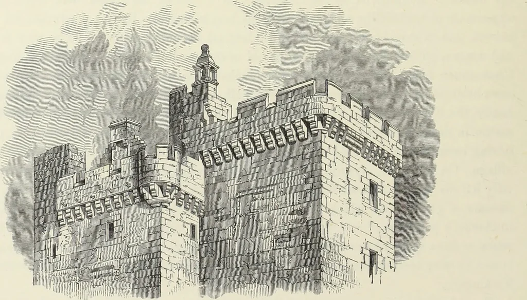 An illustration from The baronial and ecclesiastical antiquities of Scotland, 1852, leaf 197