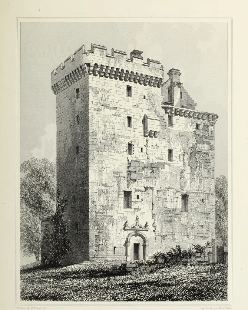 An illustration from The baronial and ecclesiastical antiquities of Scotland, 1852, leaf 200