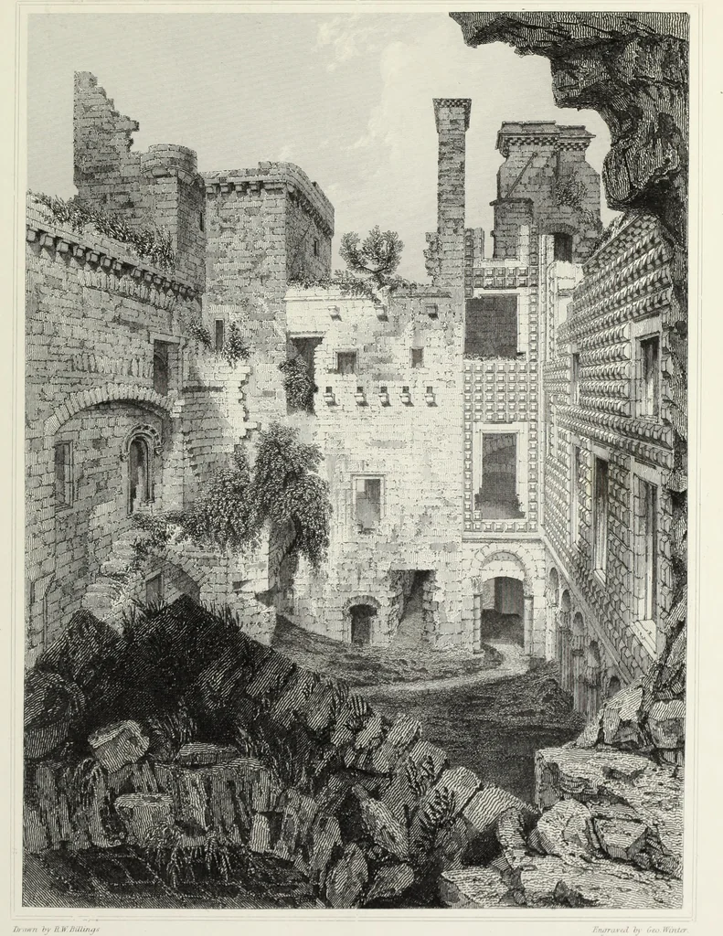 An illustration from The baronial and ecclesiastical antiquities of Scotland, 1852, leaf 284