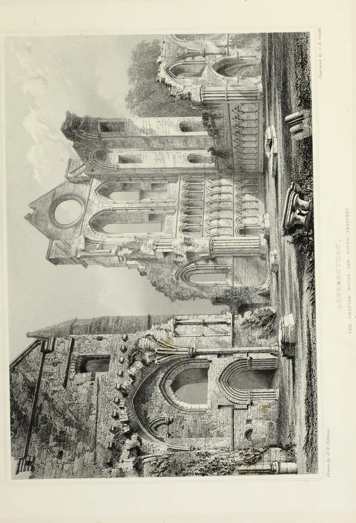 An illustration from The baronial and ecclesiastical antiquities of Scotland, 1852, leaf 38