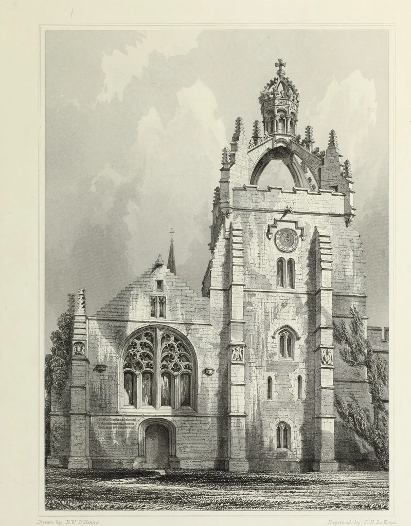 An illustration from The baronial and ecclesiastical antiquities of Scotland, 1852, leaf 52